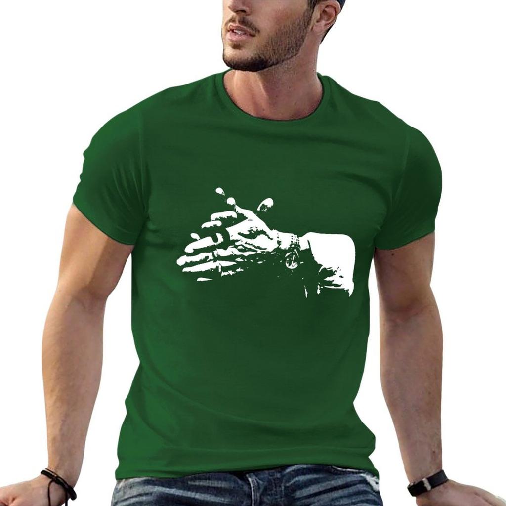 Palmas Flamenco Hands T-Shirt Blacks Kawaii Clothes Summer Tops Graphics T Shirts for Men Cotton