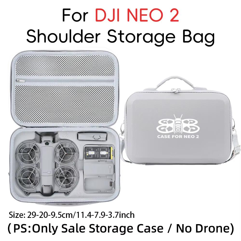 

For DJI Neo 2 Storage Bag Waterproof Shock Absorbing PU Protective Case For DJI Neo 2 Portable Organizer Drone Accessories