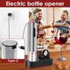 Rechargeable Electric Corkscrew Wine Opener Vacuum Stopper Foil Cutter Wine Pourer Bottle Opener Intelligent Home Bar Wine Set
