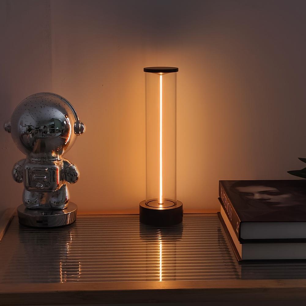 1PC Luz Nocturna LED Simple de Carga por Línea Táctil Carga USB Lámpara de Escritorio de Atmósfera Regalo Creativo Luz de Atmósfera Cuántica