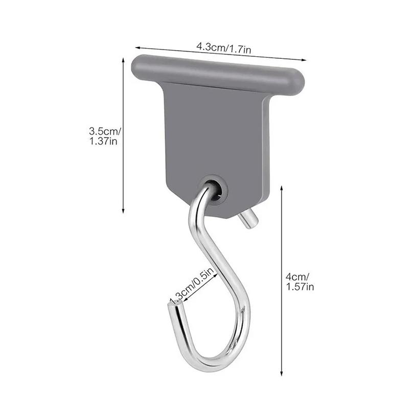 10 Pieces Outdoor Rv Hooks, Rv S-Shaped Outdoor Shed Hooks Metal Party Light Hooks Hat Outdoor Camper Hanging Accessories