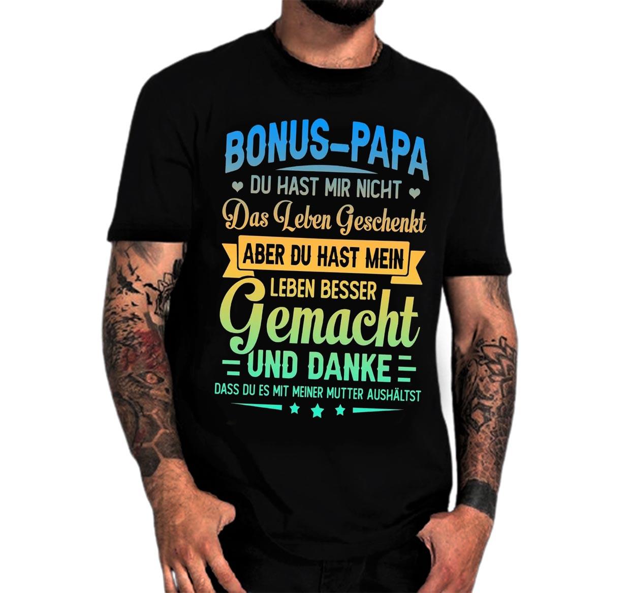 

Футболка Bonus Dad Gift ко Дню отца