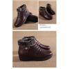 Winter Shoes, Cotton Shoes, Large Size, Warm and Comfortable, with Added Fleece and Anti Slip, Flat Bottomed Soft Soled Leather Shoes