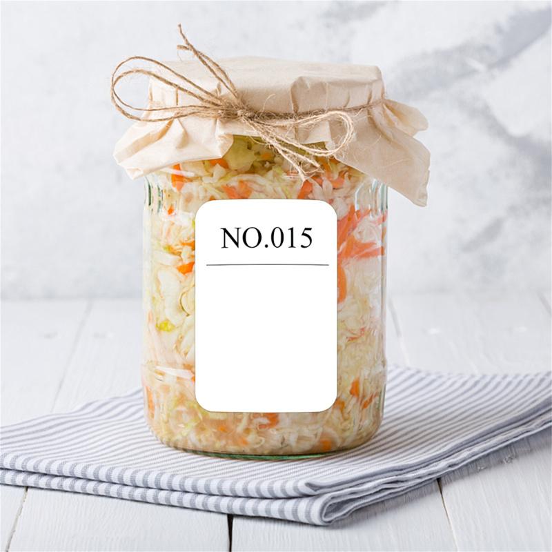 216 ks Samolepicí štítky Vodotěsné Odolné proti oleji Předtištěné Minimalistické samolepky Do kuchyně