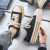 Fashion 2024 Hot sale Classic Black Canvas Shoes Men Spring Summer Platform Canvas Sneakers Men Comfort Low-top Mens Vulcanized Shoes