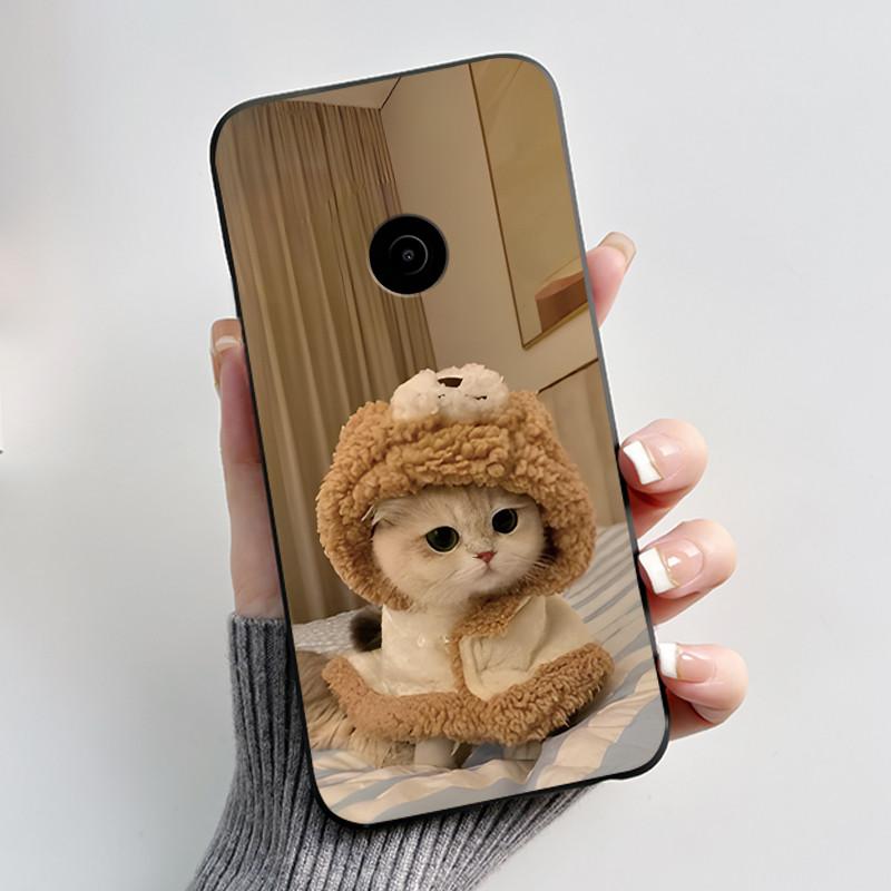 Cute Case For Nokia 110 4G 2023 Fundas Capa Printing Shell Protective Cover Soft Silicone Cartoon Phone Casing Coque