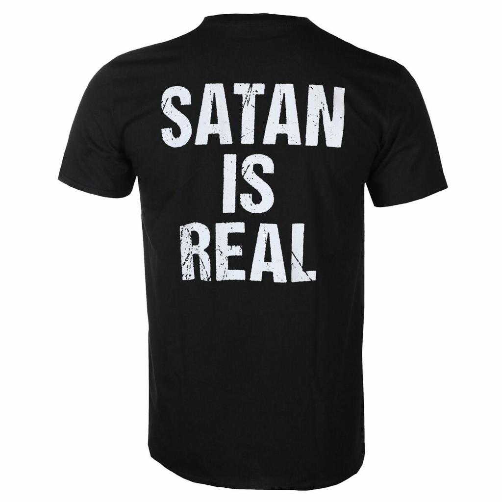 Kreator Unisex Adult Satan Is Real Back Print Cotton T-Shirt
