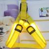 Light Up LED Dog Harness Adjustable Rechargeable Luminous Pet Chest Strap Soft Flashing Dog Glowing Vest Outdoor Activities