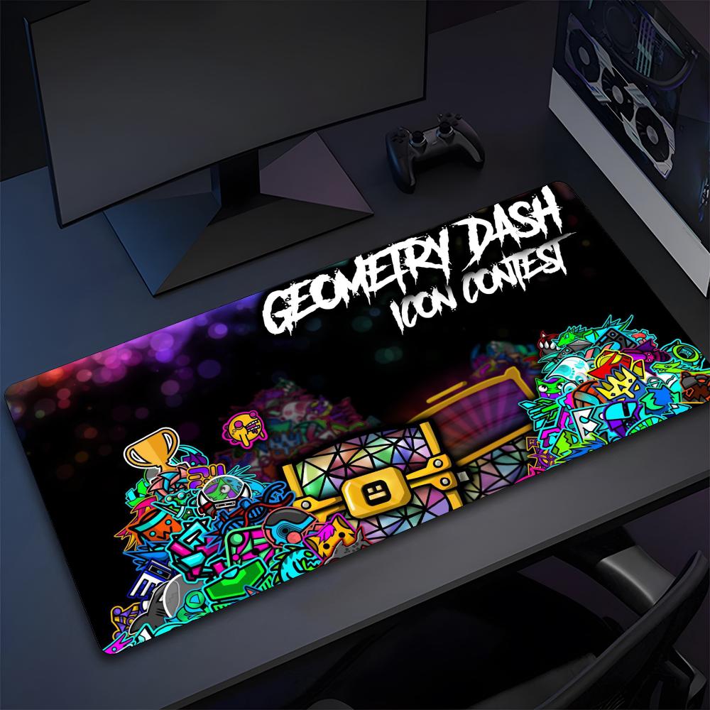 Geometry Dash Gaming Mouse Pad High Quality Natural Rubber Mouse Pad The Most Professional Washable Laptop Mouse Pad