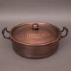 Thickened antique pot Shabu mutton hot pot Copper double flavor hot pots for cooking Induction cooker copper hot pot