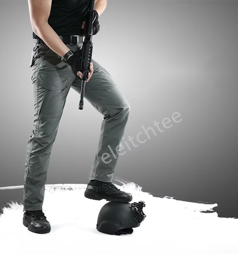 eleitchtee Lightweight Cargo Pants for Outdoor and Work Long Men's Activities, Workwear, Spring, Summer, Fall, Hiking, Fishing, Multi-functional