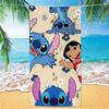 American Cartoon Figure Print Thick Microfiber Beach Towel Quick Dry Bath Blanket For Kids