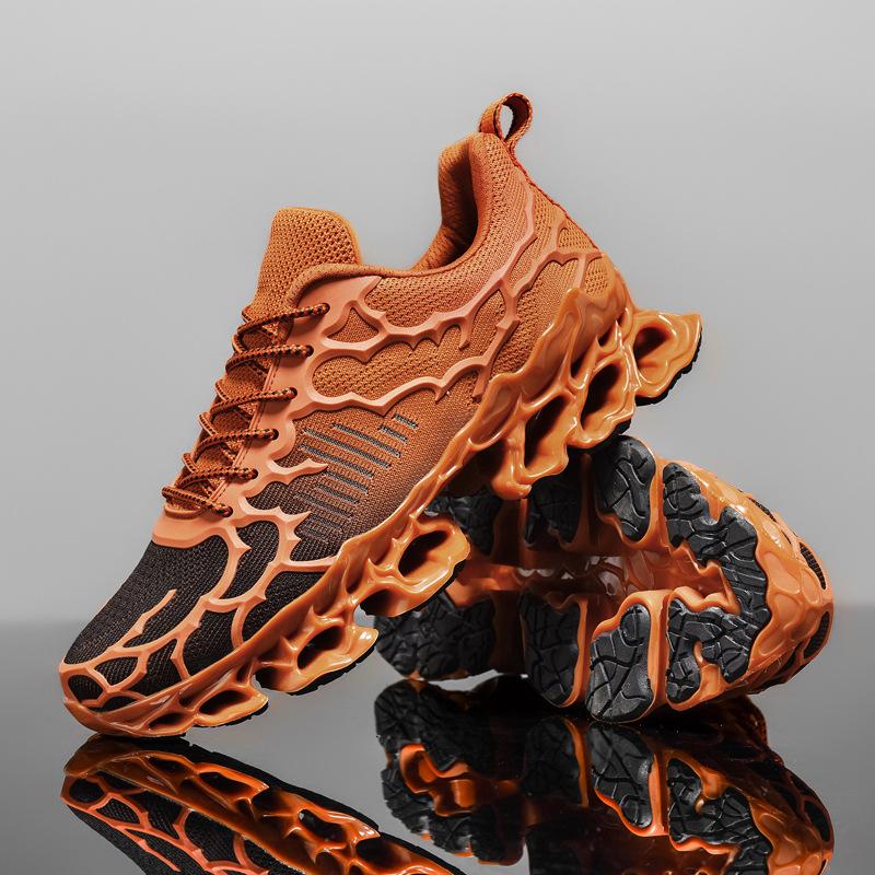 

Мужские кроссовки, мужская повседневная обувь, тренировочная обувь для бега, дышащая обувь, мужская теннисная обувь класса люкс, модные мокасины, кроссовки для мужчин 46 коричневый