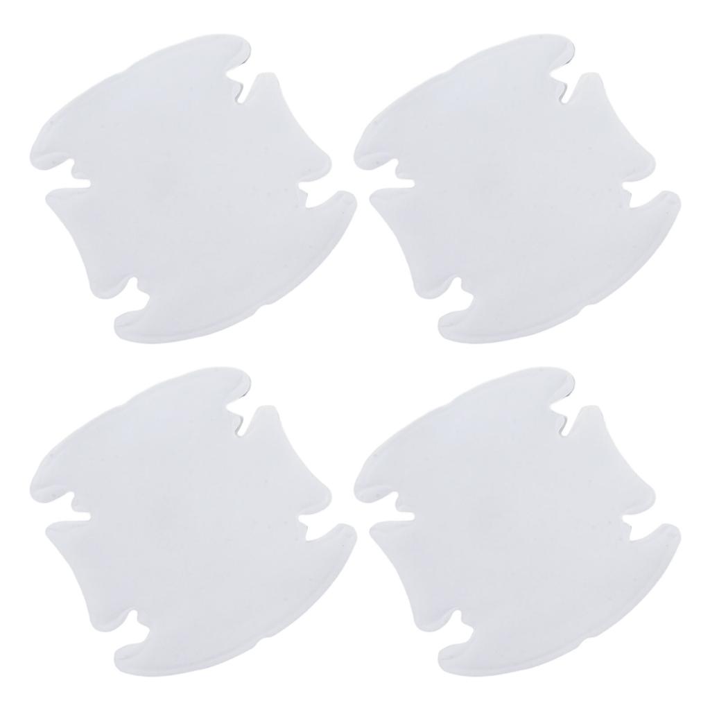 Transparent Door Handle Film Waterproof 4pcs Anti-Scratch