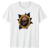 Skull Sunflower TShirt Sunflower Skull Art Gothic Nature Gift For Him And Her