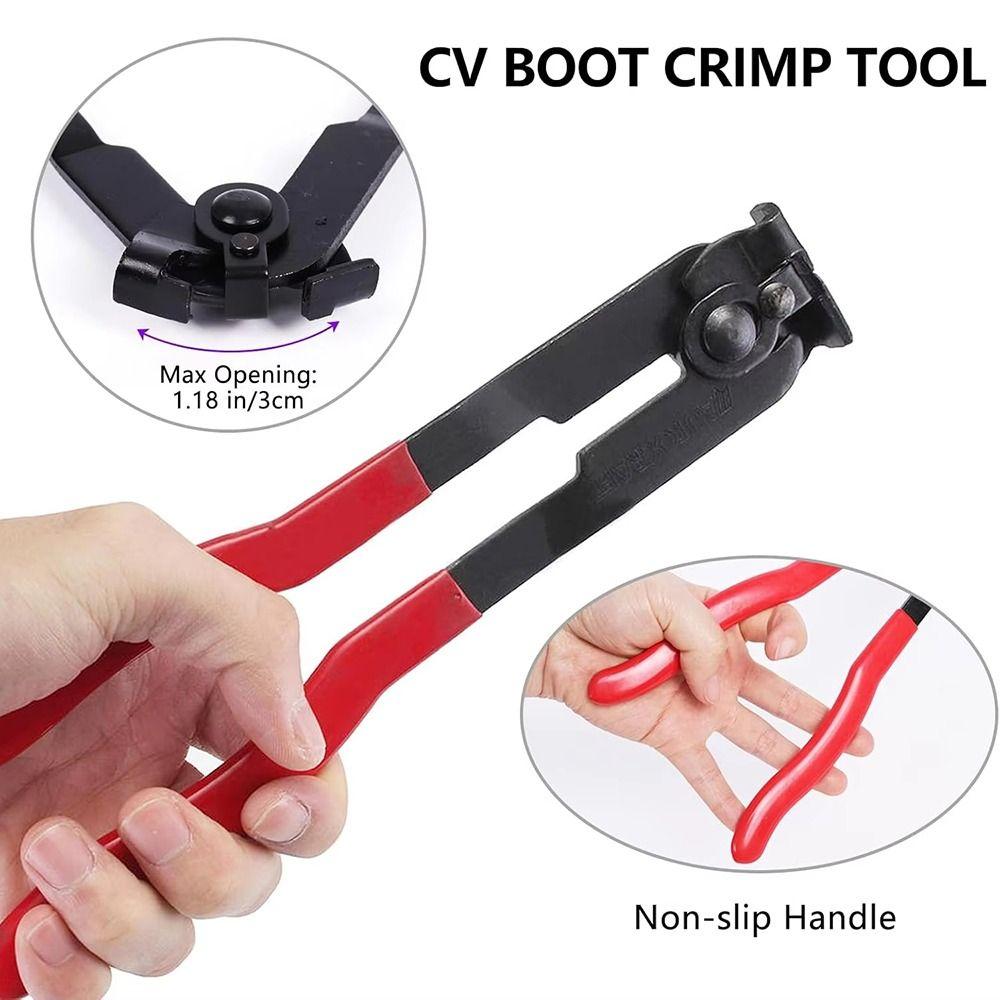 1Pcs Multi-Function CV Joint Boot Clamp Plier Metal Flat-nose Hand Installer Tool Ball Cage Car Banding Car Repairs Kits
