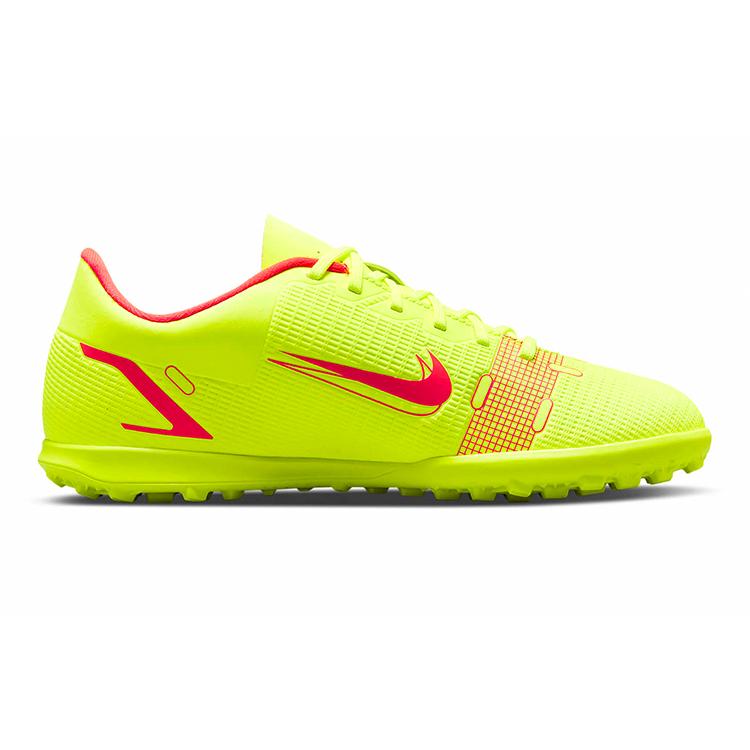 Nike Mercurial Vapor 14 Abrasion Resistant Low top Kids' Soccer Shoes Neon Yellow Kids' CV0945-760