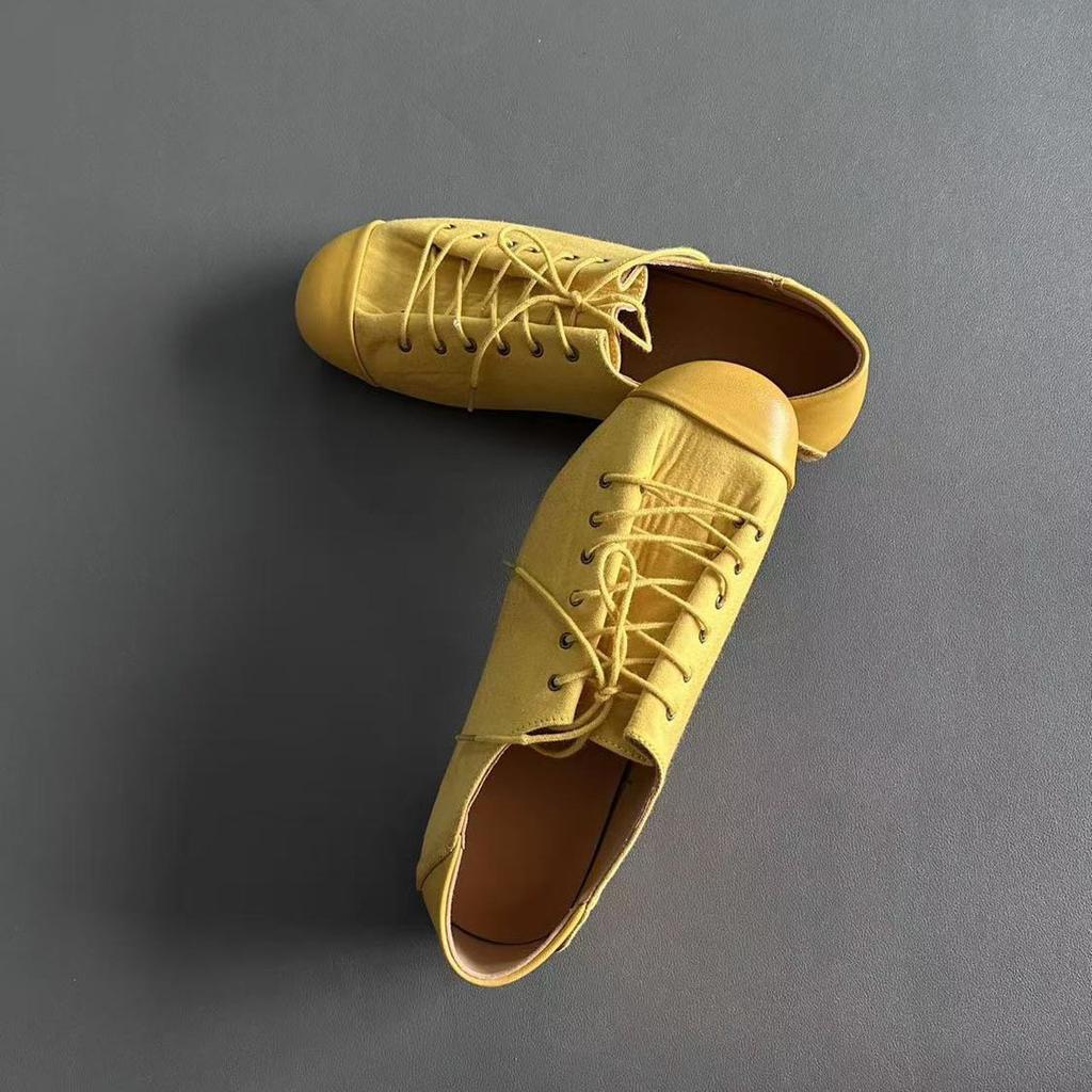 Commuter Men'S Board Shoes Casual Versatile Moral Training Shoes Retro Classic Trendy Fashion Minimalist Small Leather Shoes