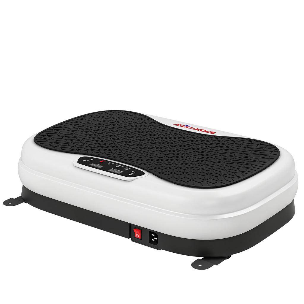 Vibration Platform, 50 Speeds, 3 Programs, LED Screen, Remote, Elastic Bands