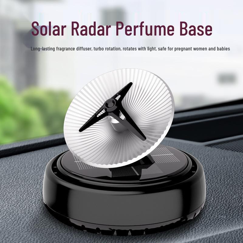 Car Solar Radar Incense Holder: Long-Lasting Fresh Scent Interior Ornament