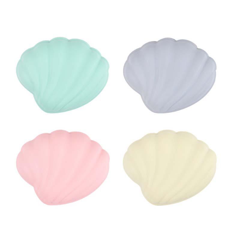 1Pc Cute Mini Shell-shaped Silicone Storage Box Girls' Small Items Organizer for Jewelry Pill Case Travel Portable Medicine Box