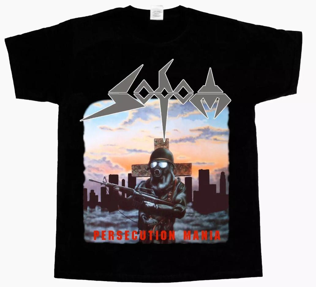 New SODOM PERSECUTION OBSESSED Gift For Fan Black All Size Shirt S