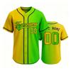 Customizable Baseball Jersey for Men and Women Button Down Front Short Sleeve Sports Shirt Team Name and Number Print Available