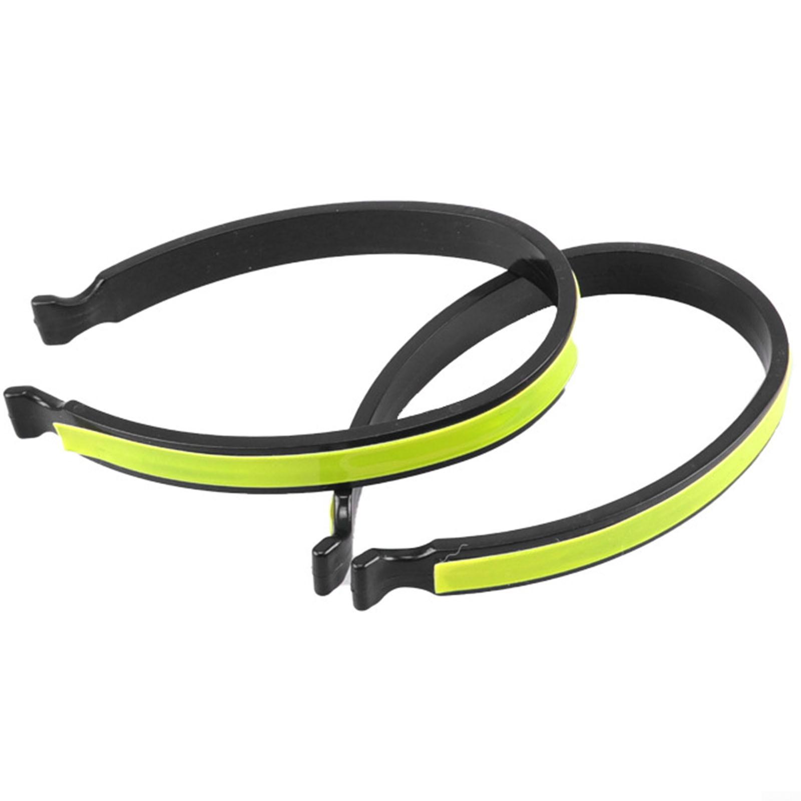 

10,1 см х 1,1 см велосипедные штаны клипса эластичная 1-10 см ПВХ 2pcs