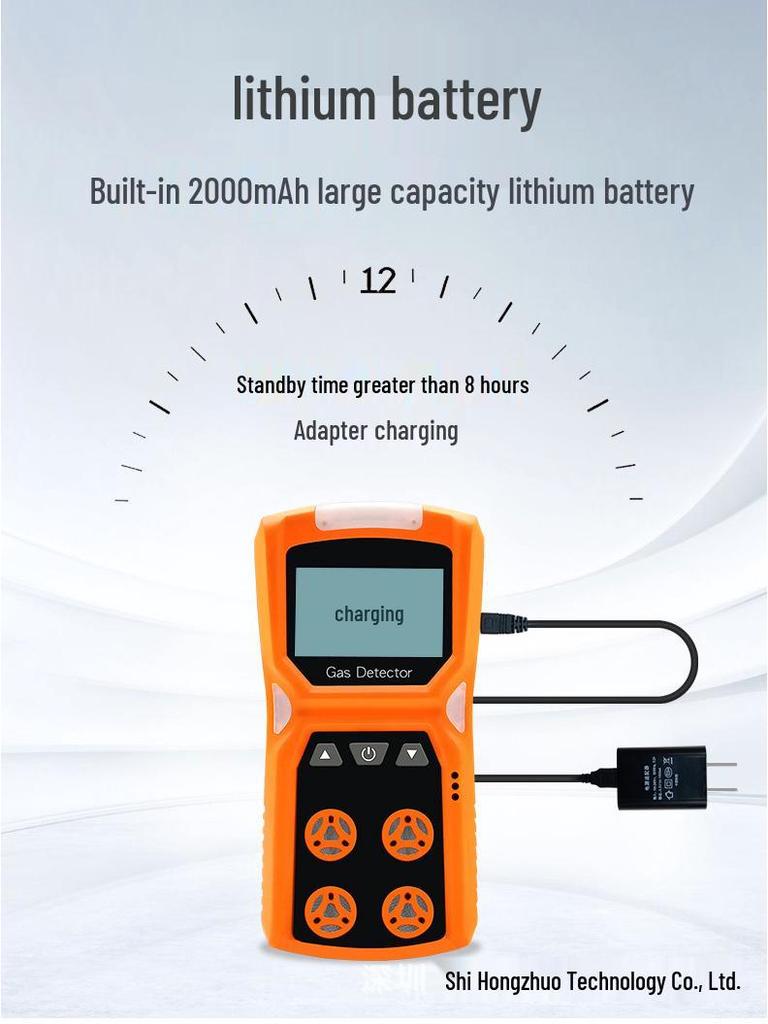 Aidekes ADKS-4 Explosion-Proof Four-in-One Portable Gas Detector for Toxic and Harmful Gases