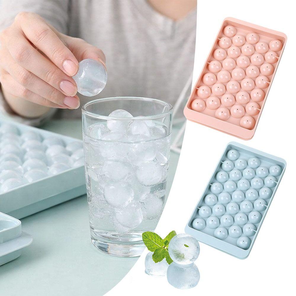 Ice Ball Box Ice Cube Molds Easy-to-demold Freezer Ice Cube Trays Gifts Silicone Ice Maker