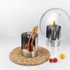 Stainless Steel Vertical Spoon and Lid Rest Organizer for Stove Top Kitchen Tongs Chopping Board Home Apartment RV Camper