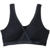 BVD Cross Support Walking Sports Cotton BLJM04DT Bra, Moisture-Wicking, Quick-Drying, Blend, Women's, Black,
