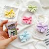 Solid Color Three-Dimensional Bow Wind Mobile Phone Case Mirror Sticker Desktop Airbag Bracket Back Sticker Retractable Small Fresh