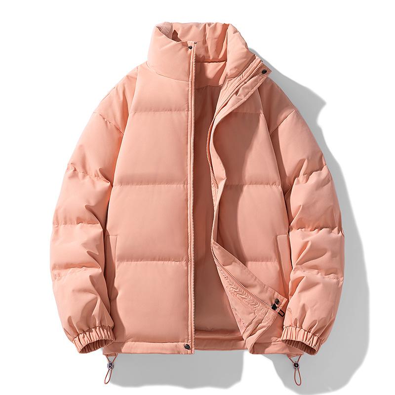 Cold-proof Stand Collar Cotton Jacket for Autumn and Winter Cotton Jacket for Men Versatile Fashion Thickened Cotton Jacket for Men