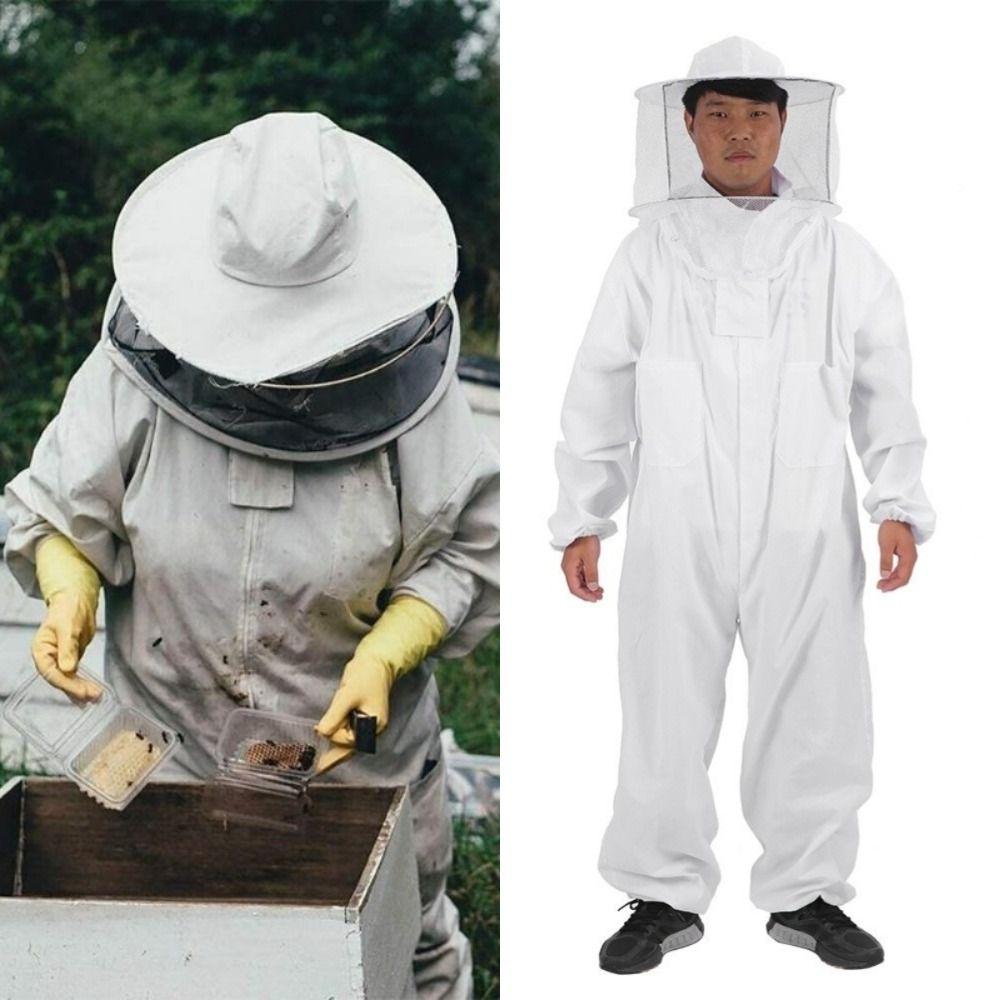 Professional Beekeeping Suit Jumpsuit Anti-Bee Bee Repellent Clothing  Beekeeping Equipment
