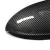 Copri Specchietto Retrovisore Auto Nero Lucido/Fibra di Carbonio per BMW E90 E91 E92 E93 2005-2013 Calotte Specchietto Retrovisore Shell Parte Tuning Auto