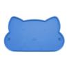 Silicone Pet Feeder Mats Cat-shaped Cat Placemat Portable Pet Bowl Mat  Kitten Feeding