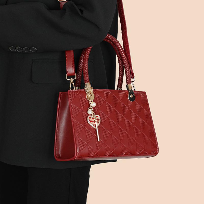 Red Bag Women's 2025 New Wedding Bag Mother Crossbody Handbag Premium Wedding Bag Female Bride Mother-in-law Bag