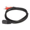 5 Pin DIN Female To 2 RCA Male Cable Strong Grip Sound Adapter Cable for CD Player VCR DVD 4.9ft