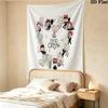 Good Omens Wall Tapestry Aesthetic Wall Hanging Printed Fabric Blanket Decorative Tapestries For Bedroom Living Room Home Decor