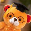Cute Graduation Bear Plush Toy Graduation Season Bear Animal Doll Doctor Bear Doll  Students Gift
