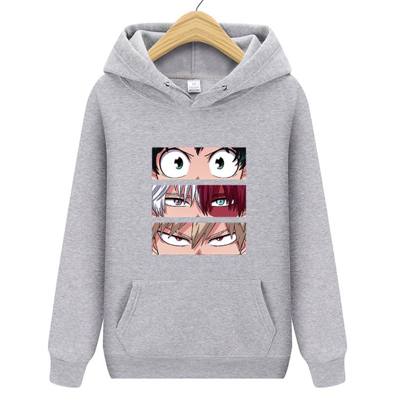 Langermet for menn og kvinner Uformell mote gensere Japansk tegneserie løs hettegenser Komfortabel kreativitet Streetwear