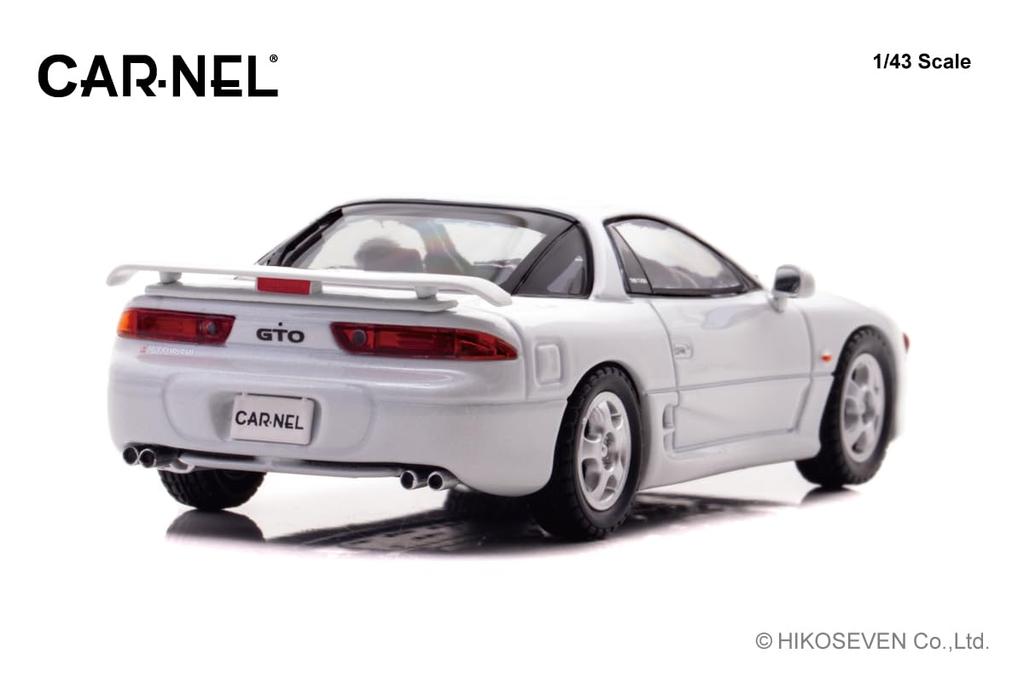 CARNEL Scale Mitsubishi GTO Twin Turbo 1993 Galaxy White Finished Model CN439303 1/43 (Z16A)