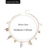 Heart Cross Necklace For Women Romantic Jewelry Zinc Alloy Geometric Pendant Summer
