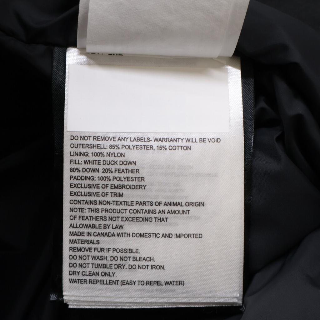 CANADA GOOSE Domestically authorized 3438JM Jasper Parka down jacket with fur Jacket S blackUsed