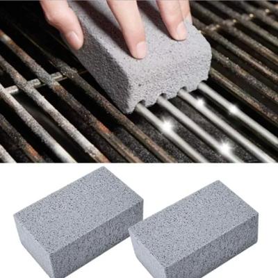 1 pc Briques de Nettoyage pour Gril BBQ, Fournitures Dégraissantes d'Extérieur, Outils de Nettoyage en Pierre Ponce