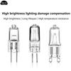 1PCS 20W/25W/35W/40W DC 12V/220V  2-Pin Type G4/G5.3/G9 Halogen Lamps Lights 20W/25W/35W/40W Clear Each Bulb For Home Decoration