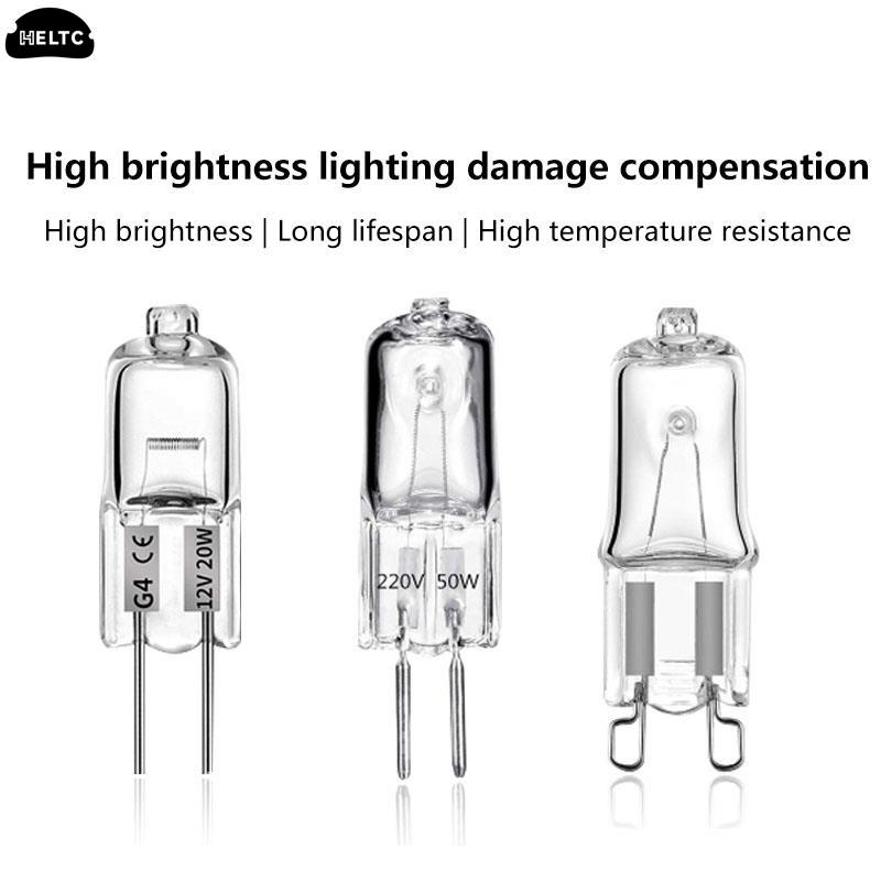 1PCS 20W/25W/35W/40W DC 12V/220V 2-Pin Type G4/G5.3/G9 Halogen Lamps Lights 20W/25W/35W/40W Clear Each Bulb For Home Decoration
