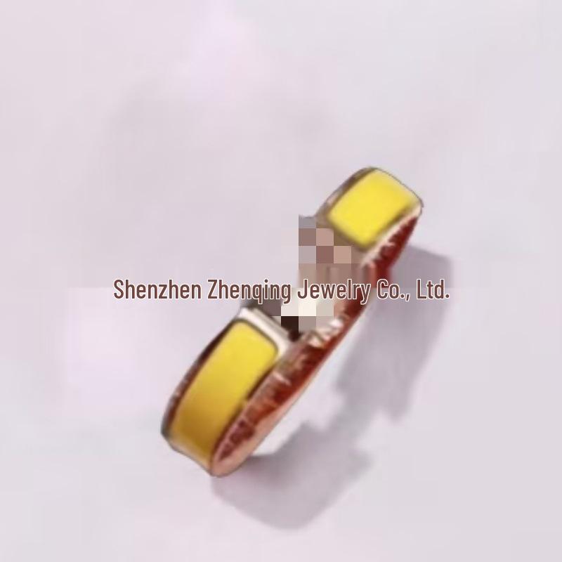 Náramek s písmenem H pozlacený 18k smaltovaný - Klasická móda, Více barev, Ideální pro páry