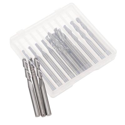 12 Pcs/box Tungsten Steel Engraving Machine Tool Drilling Single-edge Milling